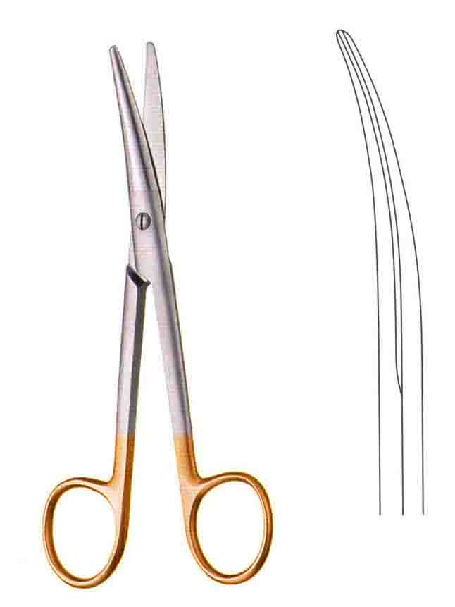 MAYO-STİLLE MAKAS EĞRİ SÜPER KESKİN  17CM 